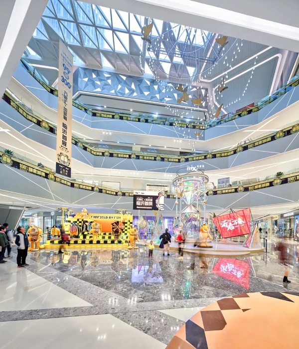 临沂万象汇购物中心 | 钻石切割与书法笔触的完美融合