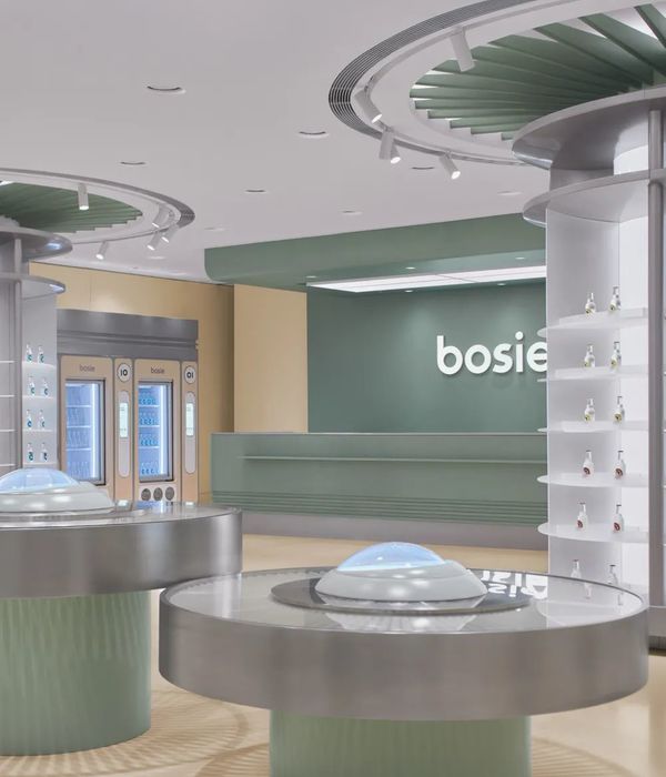 上海 bosie 首家超级体验店 | 科幻感十足的复合业态设计