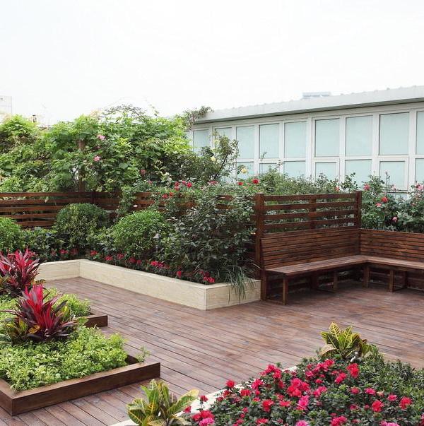 都市綠意，屋頂花園的園林之美