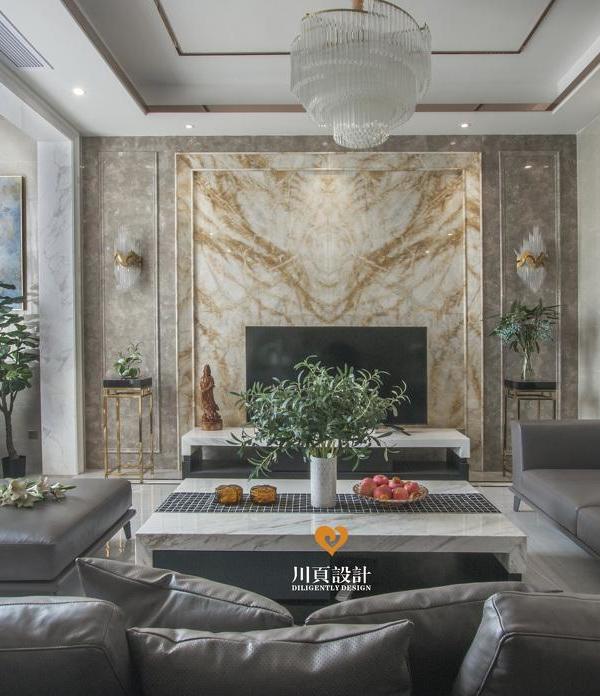川页空间设计丨别墅丨和谐安静的现代奢华