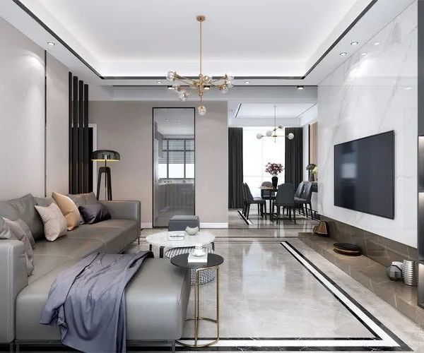 现代轻奢风龙湖景粼天著，精致生活空间