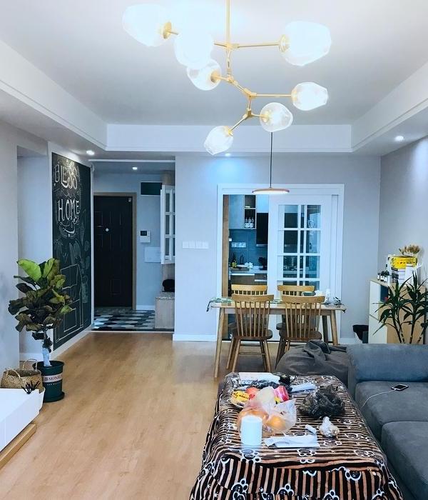 象屿两江公元北欧风三居室设计