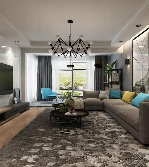 现代黑白灰公寓，演绎时尚精致生活
