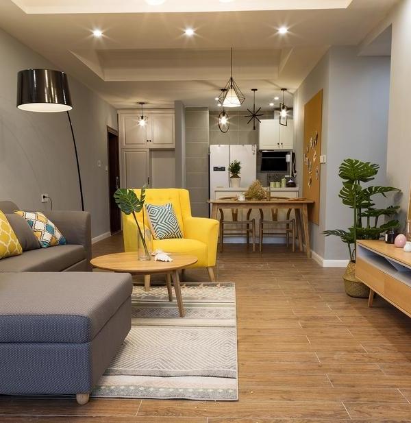 
重庆俏业家装饰|金湖湾|北欧装修案例 