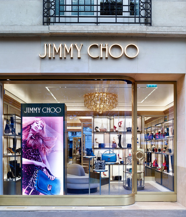 巴黎 Jimmy Choo 旗舰店 | Christian Lahoude Studio 的华丽之作