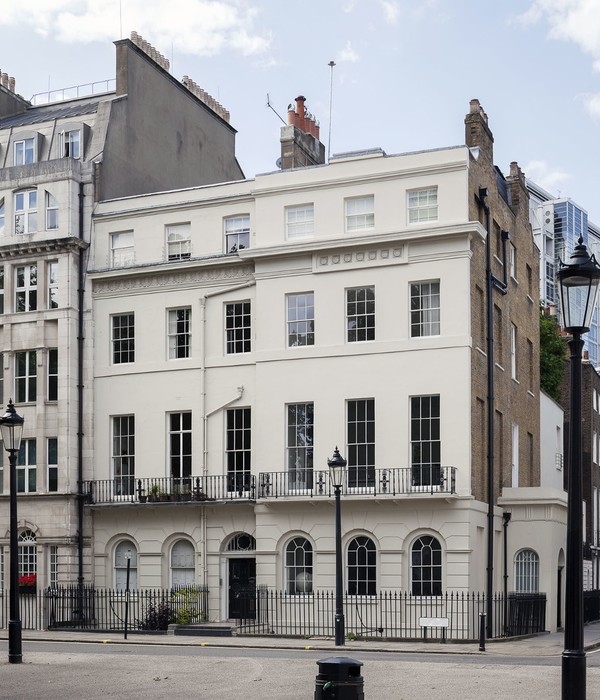 伦敦艺术收藏家住宅 Fitzrovia House 的极简美学