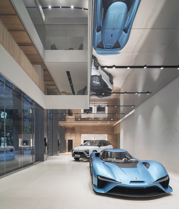 NIO 杭州西湖展厅——现代简约与自然灵感融合