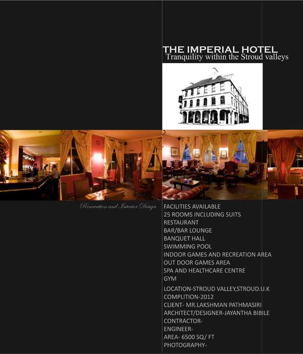 jayantha bibile丨酒店丨THE IMPERIAL HOTEL