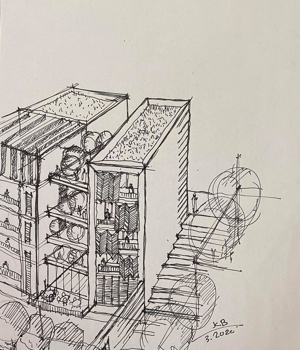 Jabal Amman _ Apartments Building Initial proposal