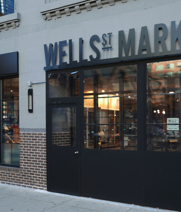 芝加哥 Wells St Market，经典与精致的美食广场设计