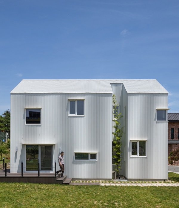 湖光山色间的"Moak Twin House"