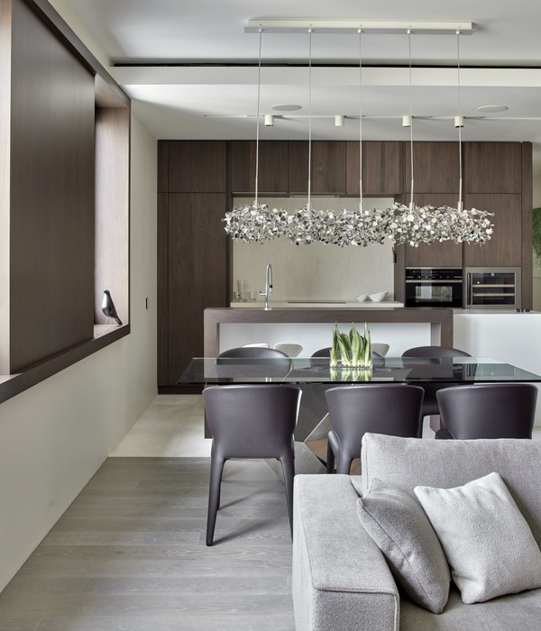 The interiors of the apartments are 150 meters in a residential complex Elena Alexandra Fedorova