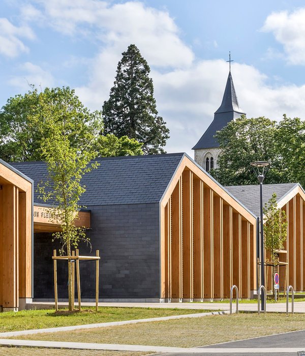 法国 Heudebouville Les Coteaux Fleuris 学校建筑群设计