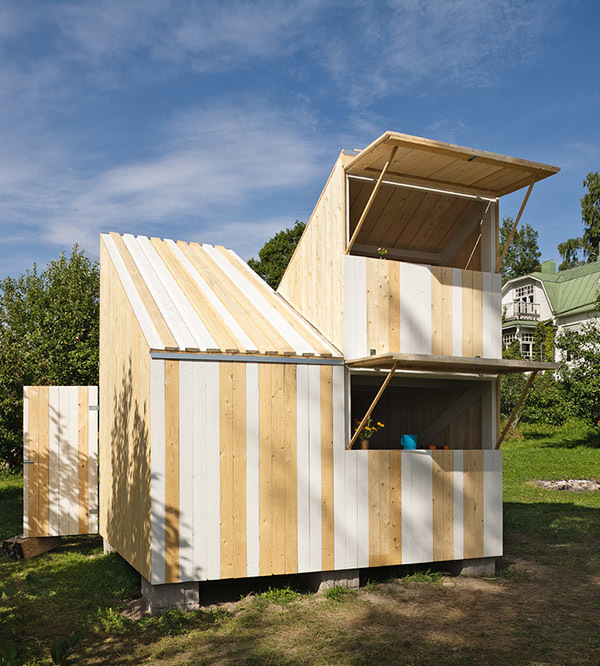 芬兰农场的儿童梦幻小屋