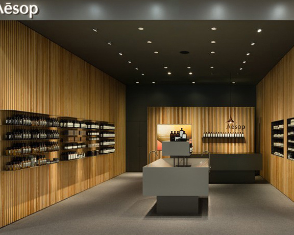 日本仙台 Aesop 商店 | 温馨木质空间与私密商谈区的完美结合