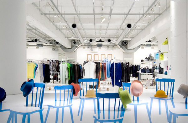 D3D chairs for Issey Miyake by Yoichi Yamamoto ArchitectsTokyo