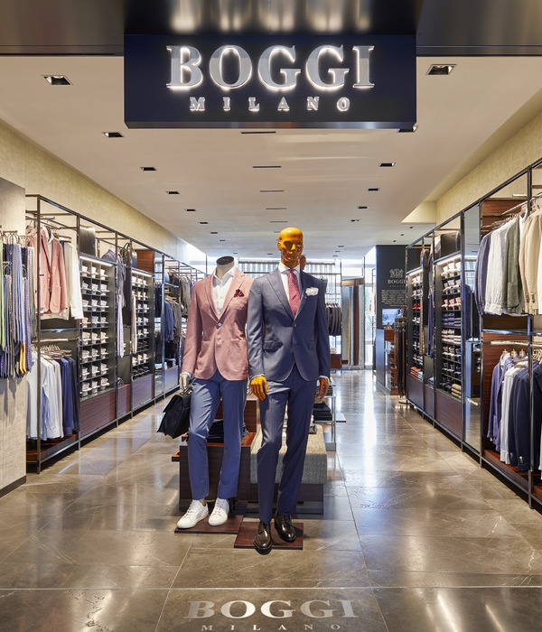 米兰经典时尚品牌 Boggi Milano 亚洲门店设计