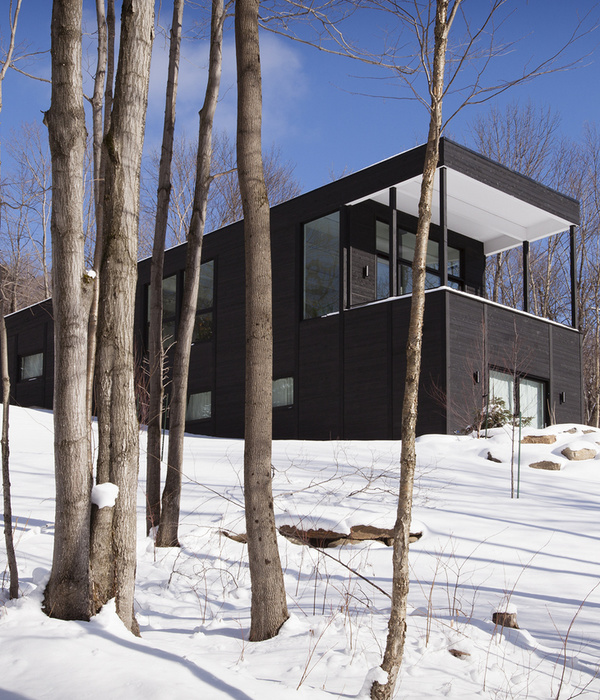 加拿大滑雪山间小屋 | Paul Bernier Architecte 设计