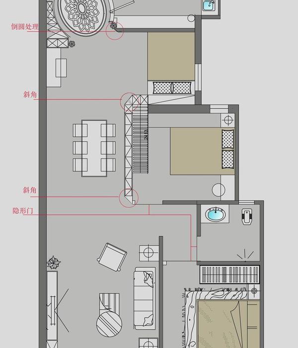 《花样年华》柳州城中万达 95 平米现代简约私宅设计