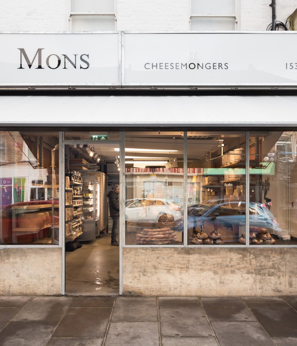 伦敦美食地标“Mons Cheesemongers”的工业风室内设计