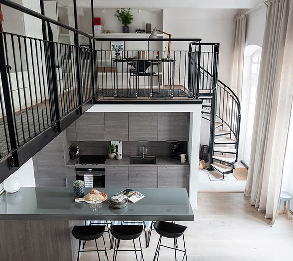 斯德哥尔摩 4.5 米高挑空小复式公寓