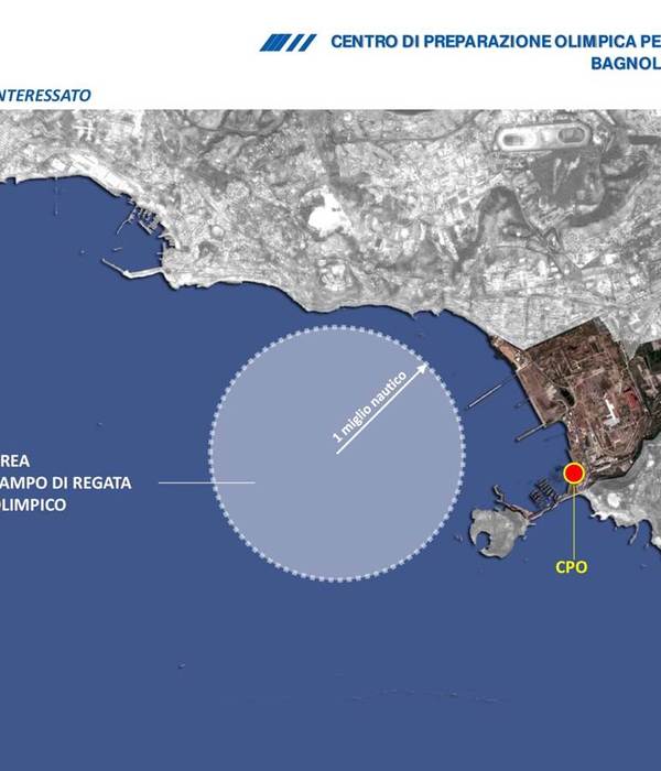 Metaprogetto del Nuovo Centro di Preparazione Olimpica per gli sport del mare