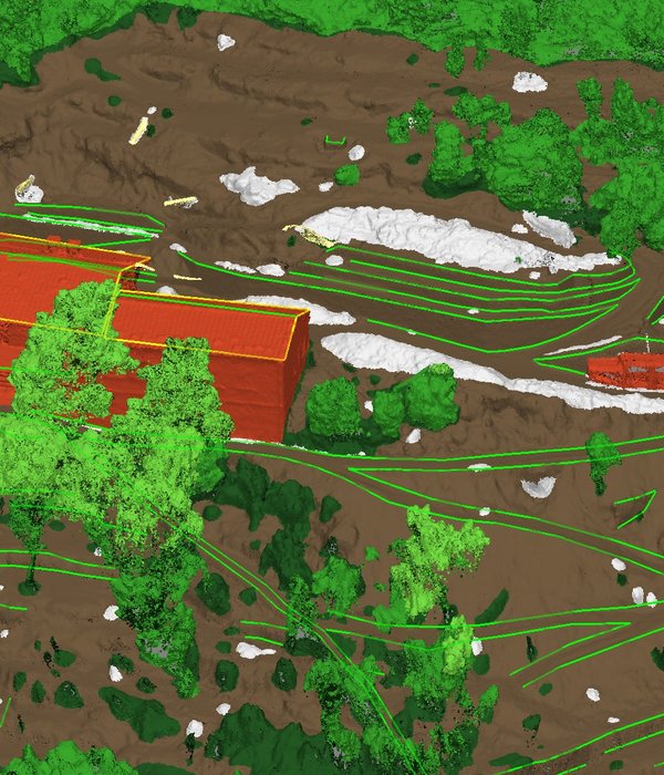 山地别墅 3D 地形建模与室内设计