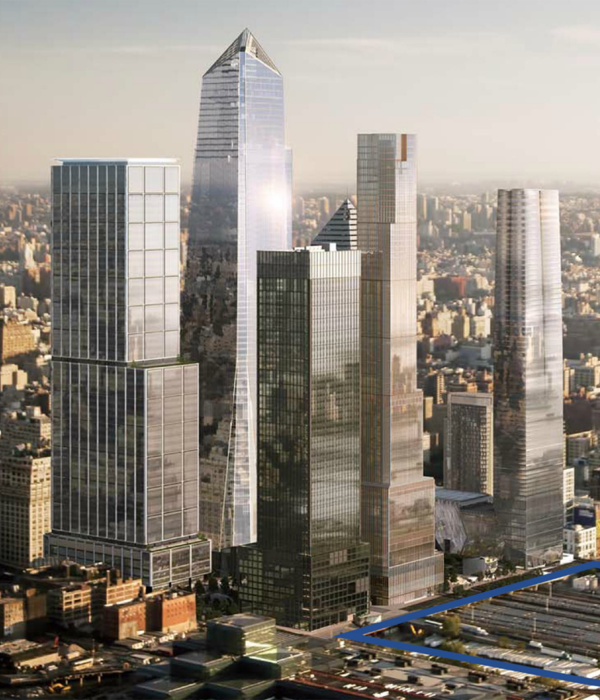 纽约第四高大楼 50 Hudson Yards 正式封顶，室内设计尊重城市网格和高层设计特点，提供灵活办公空间