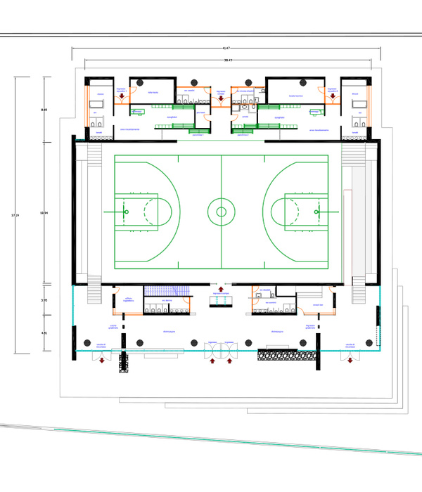 rinaldo cristini丨体育馆丨Il nuovo Palazzetto dello sport