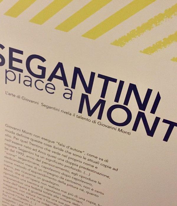 SEGANTINI piace a MONTI. L'arte di Giovanni Segantini rivela il talento di Giovanni Monti.