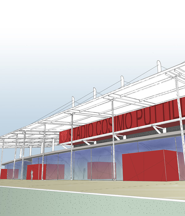 意大利巴莱塔市 50 年代实验性建筑的球场改造