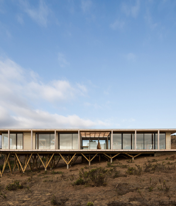 智利 Muelle House 海景别墅，依地势而建，视野开阔