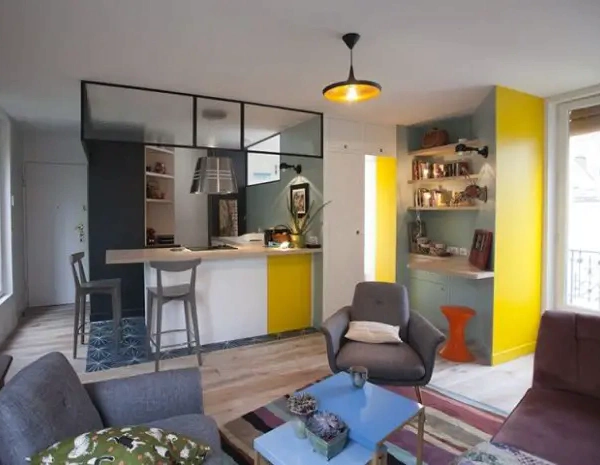 Un appartement optimisé par un architecte