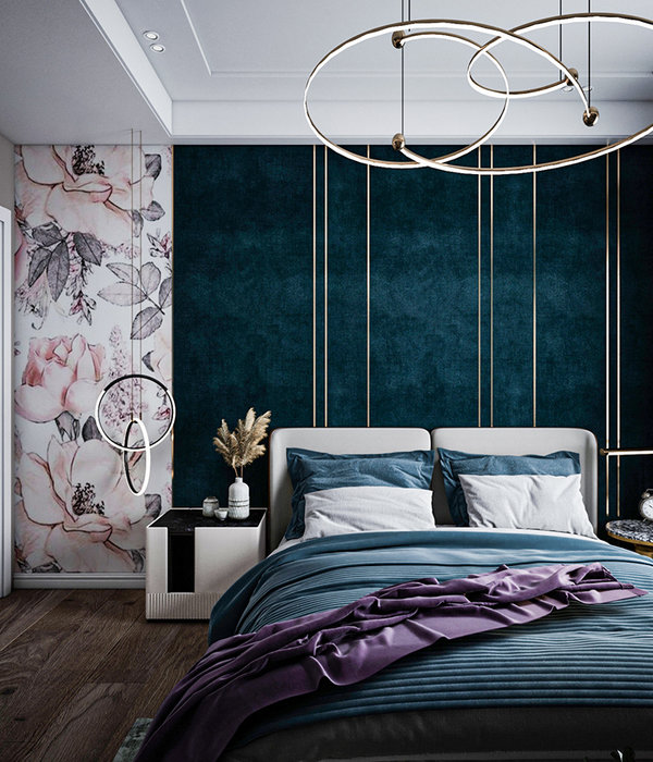 Anastasiya Gushchina丨平层丨Single Bedroom Design at KSA