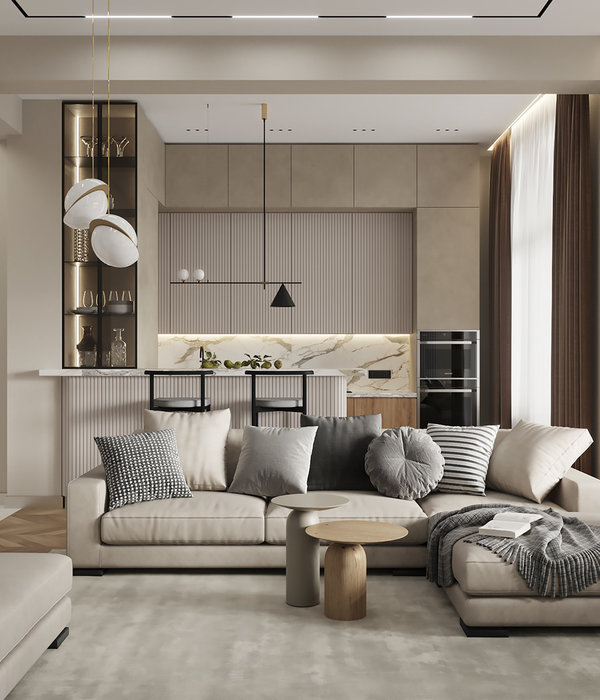 Anastasiya Gushchina丨平层丨modern apartment|Mira