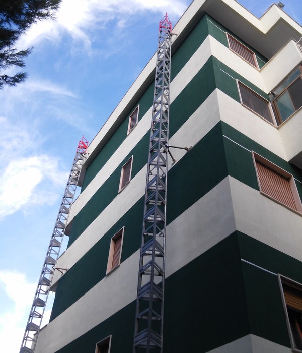 Ristrutturazione facciate di condominio