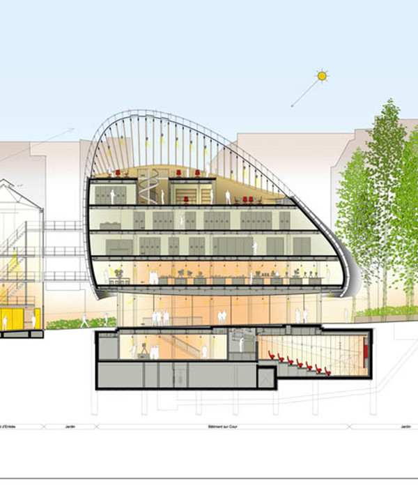 巴黎 Pathé基金会总部 | 绿色建筑与历史建筑的完美融合