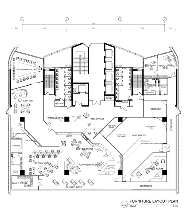 Office design : broadcast studio