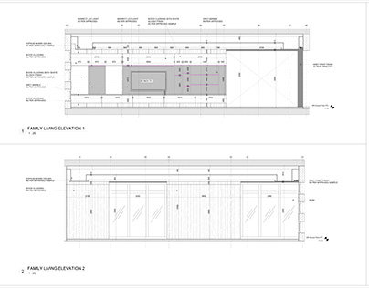 Youssef Tarek丨别墅建筑丨Villa Interior Technical Drawings, Dubai, UAE.