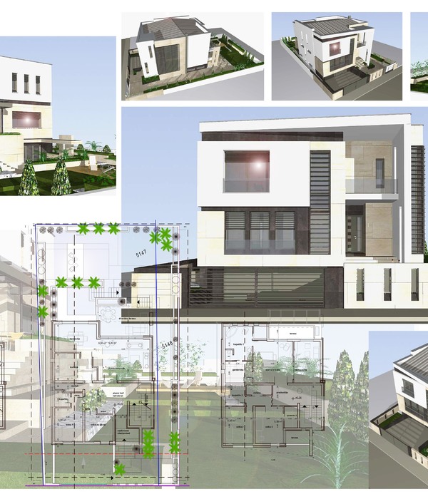 2020 年完工的家庭住宅 PB | 砖石结构的现代家园