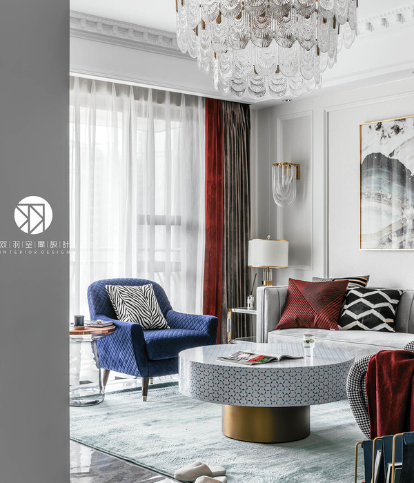 碧桂园 115㎡美式雅奢公寓，双羽空间设计诠释生活美学