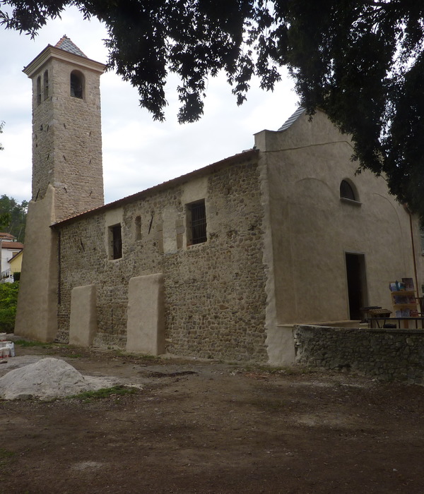 restauro della pieve di san martino in follo