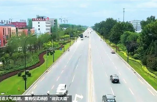 廊坊开发区道路景观改造 | 现代花园都市的绿色之路