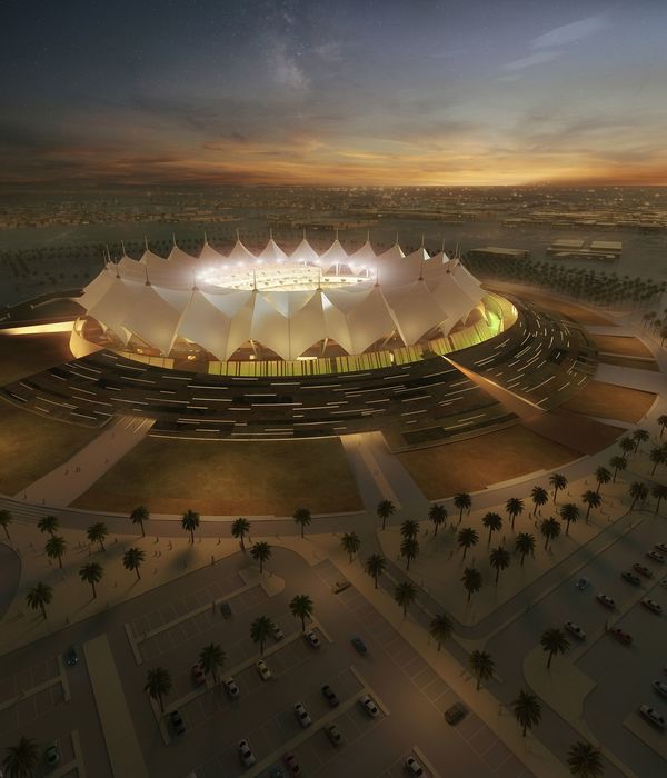 沙特阿拉伯 King Fahd Stadium 翻新设计，融入自然与功能并重