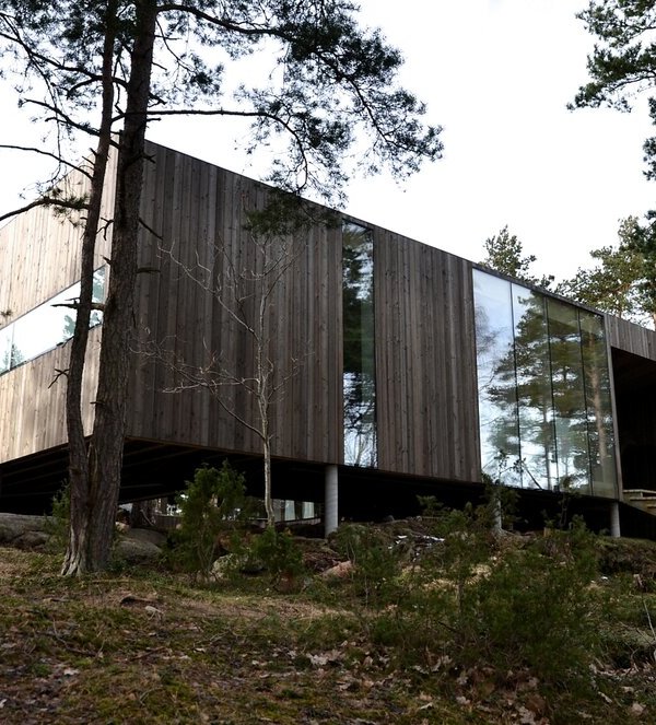 Square House with a Void  Reiulf Ramstad Arkitekter