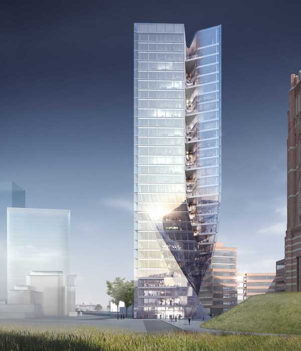 Pichler & Traupmann Architekten ZT GmbH 的"Gate 2 Tower"设计，打造和谐高层建筑与城市关系