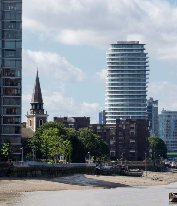 伦敦 Lombard Wharf 住宅大楼，优雅河畔社区营造