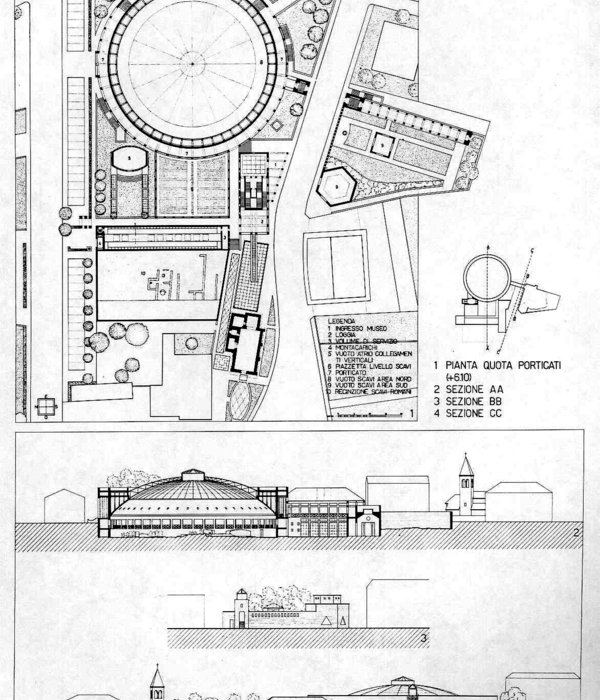 1988. Concorso per la progettazione di un Parco Archeologico nell'Area Megalitica di Saint Martin de Corleans ad Aosta