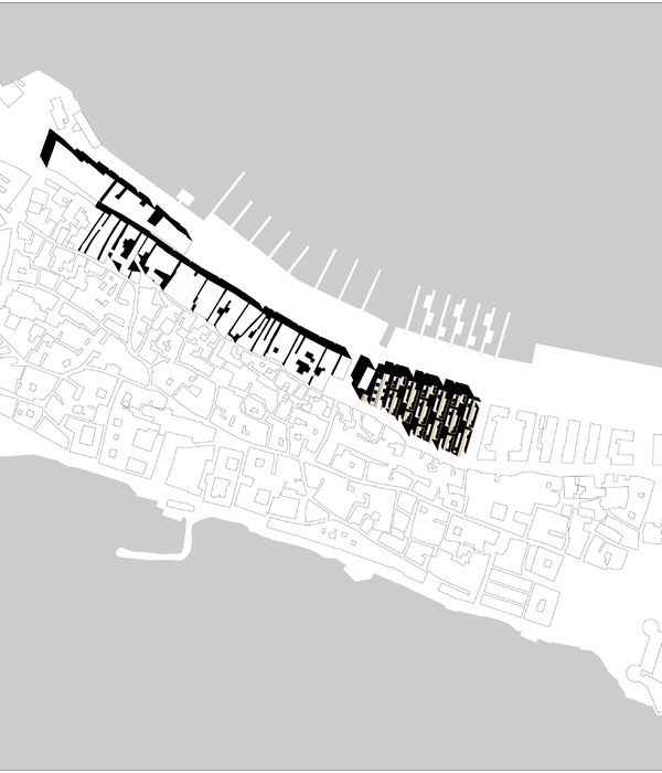 Progetto di ricostruzione di isolati urbani per il fronte sul Mar Piccolo a Taranto