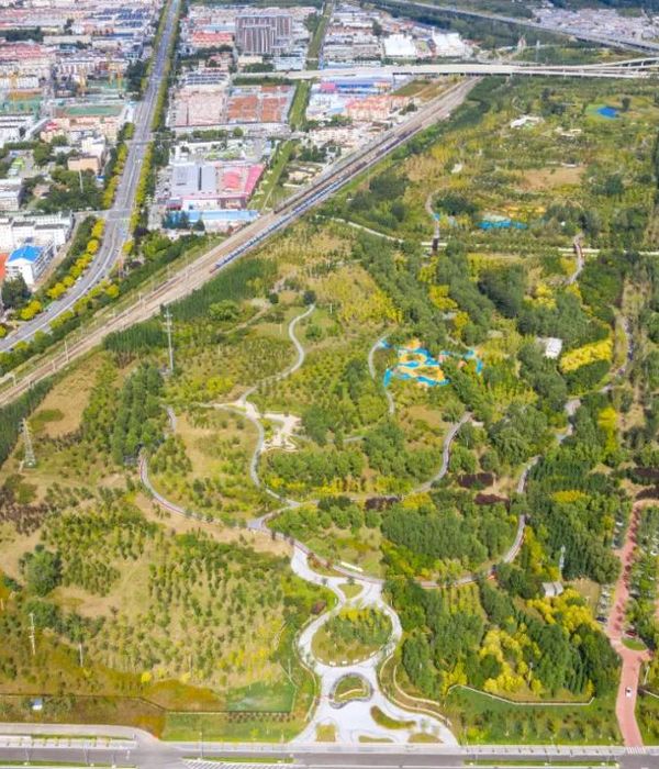 北京怀柔城南森林公园 | 蓝绿交织的山水森林空间
